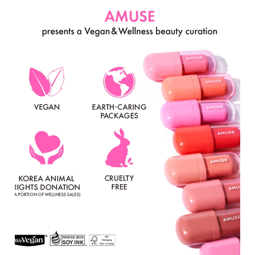 Amuse - Lippentönung Bebe Tint - 06: Pink Fig