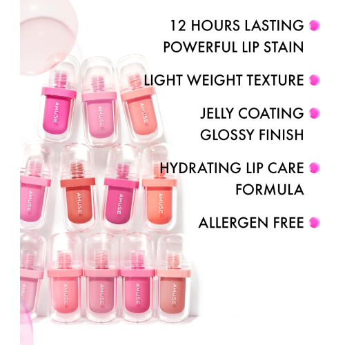 Amuse - Lippentönung Jel-fit Tint - 08: Gorgeous Mauve