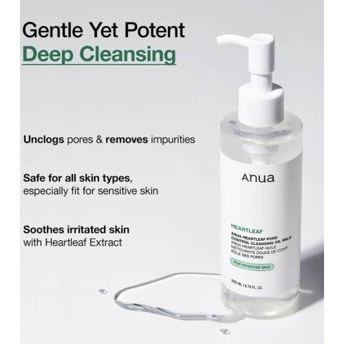 Anua - Heartleaf Pore Control sanftes Reinigungsöl