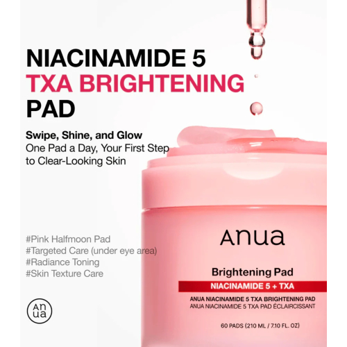 Anua - Pads Niacinamide 5 TXA Brightening Pads-Format