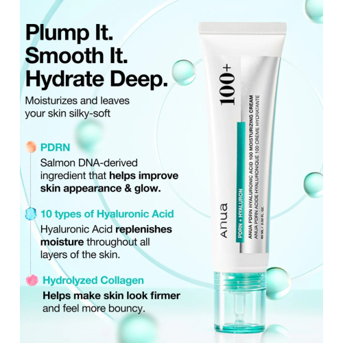 Anua - Feuchtigkeitscreme PDRN Hyaluronic Acid 100