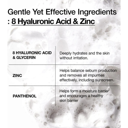 Anua - Schäumender Gesichtsreiniger mit Hyaluronsäure 8 Hyaluronic Acid Hydrating Gentle