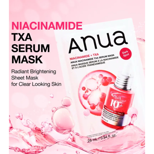 Anua - Gesichtsmaske gegen Flecken Niacinamide TXA