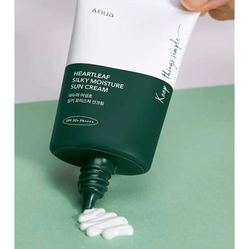 Anua - Sonnenschutz fürs Gesicht Heartleaf Silky Moisture SPF50+ PA++++