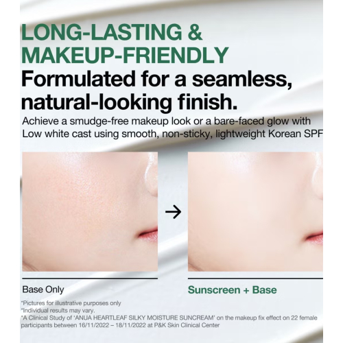 Anua - Sonnenschutz fürs Gesicht Heartleaf Silky Moisture SPF50+ PA++++