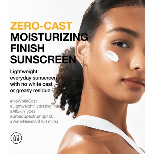 Anua - Sonnenschutz für das Gesicht Zero-cast SPF50+ PA++++