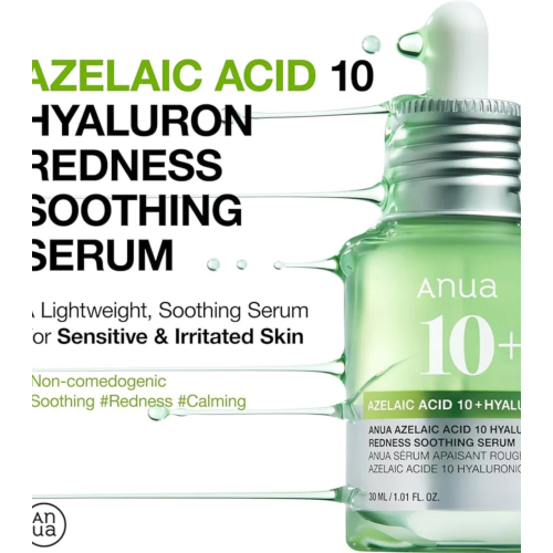 Anua - Anti-Akne-Serum mit 10+ Azelainsäure und Hyaluronsäure