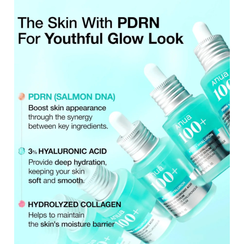 Anua - Feuchtigkeitsspendendes Serum mit Hyaluronsäure PDRN Capsule 100