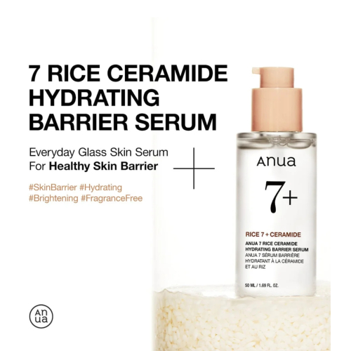 Anua - Feuchtigkeitsspendendes Serum Rice 7+ Hydrating Barrier