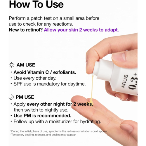 Anua – Erneuerungsserum Retinol 0,3 % + Niacinamid