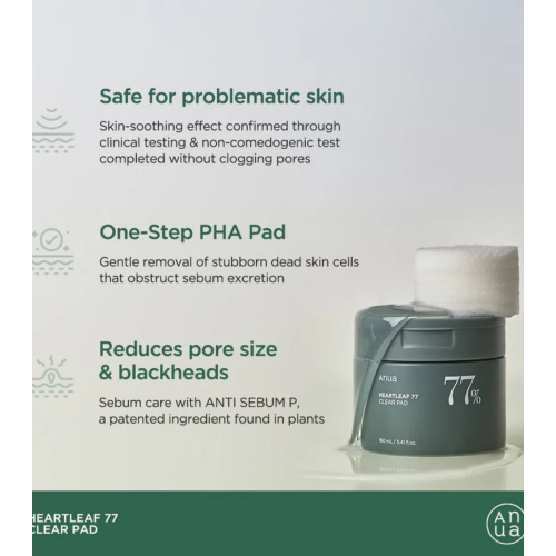 Anua - Gesichtswasser mit 77% Heartleaf Pads Format