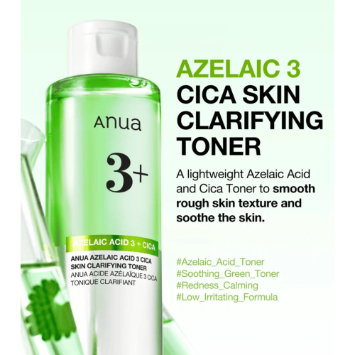 Anua - Gesichtswasser mit Azelainsäure Skin Clarifying Toner