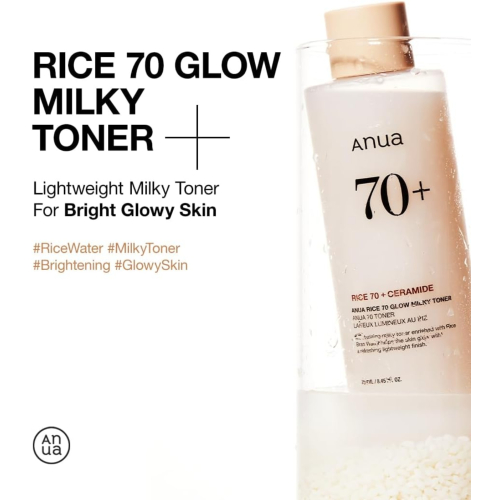 Anua - Leichter Toner Rice 70 + Ceramide Glow Milky