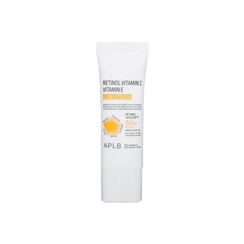 APLB - Sonnenschutz fürs Gesicht Retinol Vitamin C Vitamin E SPF50+ PA++++