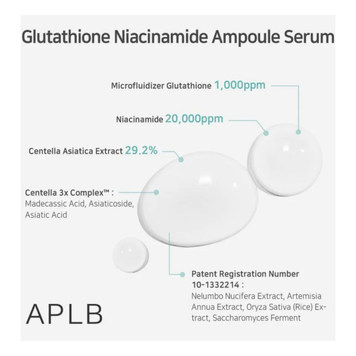 APLB - Aufhellendes Gesichtsserum Glutathione Niacinamide