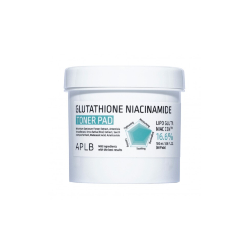 APLB - Feuchtigkeitsspendende Gesichtswasser-Pads Glutathione Niacinamide - 60pads
