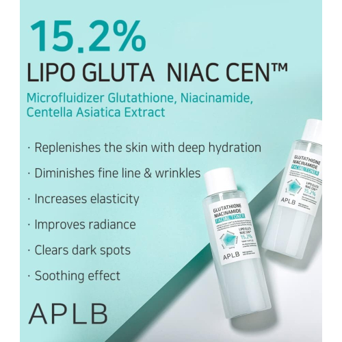 APLB - Feuchtigkeitsspendendes Gesichtswasser Glutathione Niacinamide