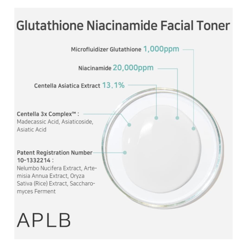 APLB - Feuchtigkeitsspendendes Gesichtswasser Glutathione Niacinamide