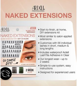 Ardell – Wimpernverlängerungsset Naked Extensions