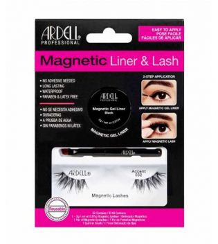 Ardell - Falsche Wimpern und Eyeliner-Kit Magnetic Liner & Lash - Accent 002