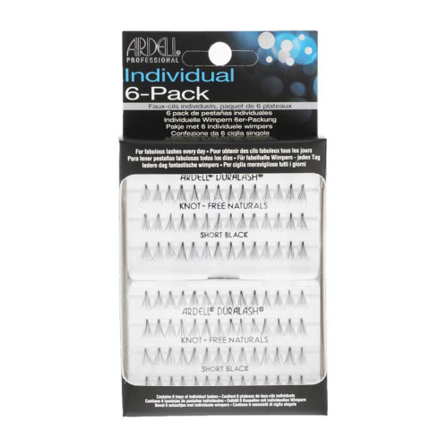 Ardell - Duralash Pack für falsche Wimpern - Knot-free Naturals: Short Black