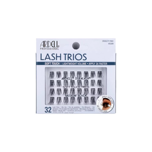 Ardell - Künstliche Wimpern Soft Touch Lash Trios - Medium Black