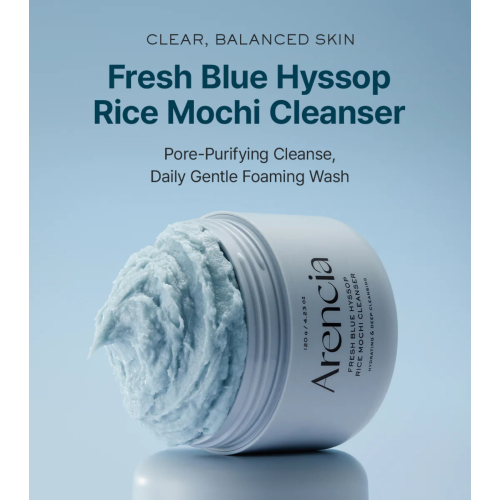 Arencia - Gesichtsreiniger Fresh Blue Hyssop Rice Mochi