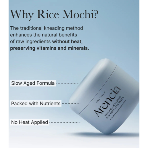 Arencia - Gesichtsreiniger Fresh Blue Hyssop Rice Mochi