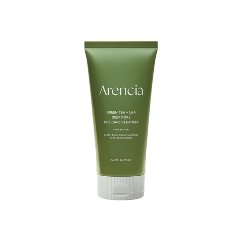 Arencia - Gesichtsreiniger Green Tea + LHA Deep Pore Rice Cake