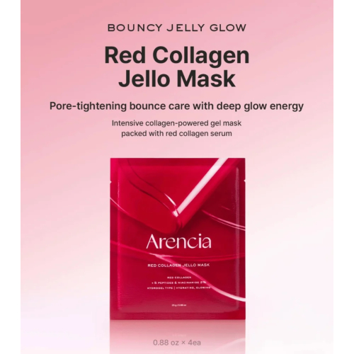 Arencia - Gesichtsmaske Red Collagen Jello
