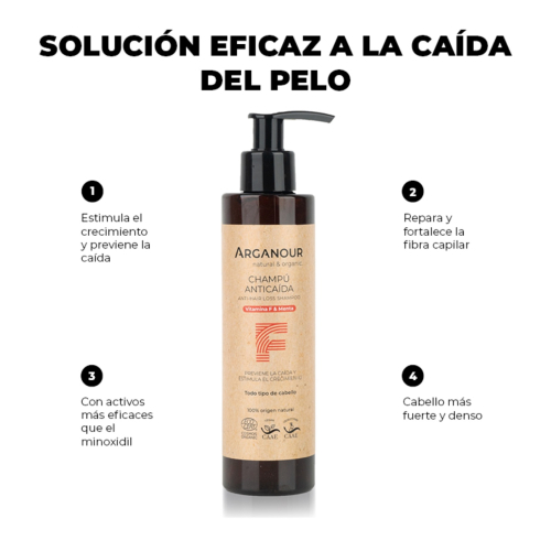 Arganour - Anti-Loss-Shampoo - Alle Haartypen