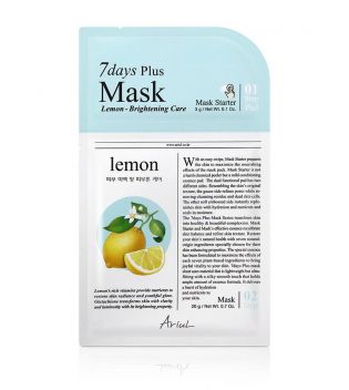 Ariul – Gesichtsmaske 7 Days Plus – Zitrone