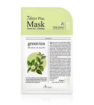 Ariul - Gesichtsmaske 7 Days Plus - Grüner Tee