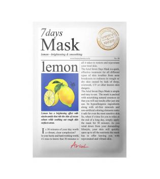 Ariul - 7 Days Revitalisierende Gesichtsmaske - Zitrone