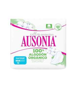 Ausonia - Normale Kompressionsflügel Cotton Protection - 12 Einheiten
