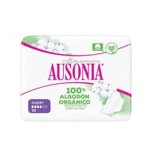 Ausonia - Super Wings Pads Cotton Protection - 10 Stück