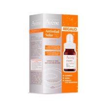 Avène – getönter Anti-Aging-Sonnenschutz SPF50 + Mini-Serum Vitamin Activ Cg