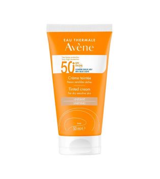 Avène - Getönter Sonnenschutz SPF50 + - Trockenempfindliche Haut