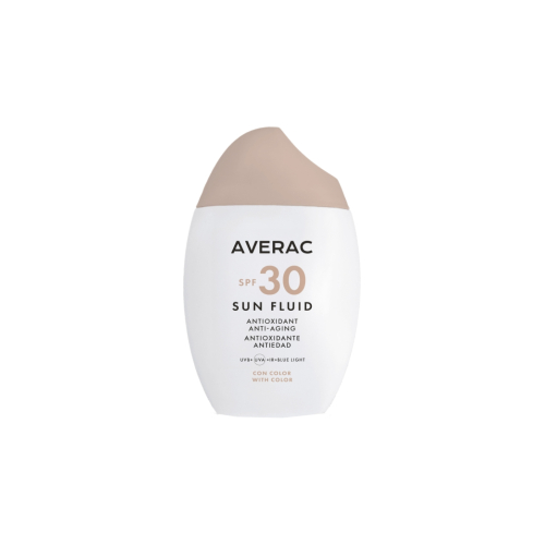 Averac Cosmetics - Anti-Aging-Gesichtssonnencreme mit Farbe - LSF 30