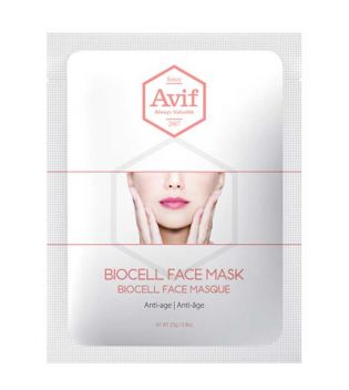 Avif - Anti-Age-Bio-Cellulosemaske für das Gesicht