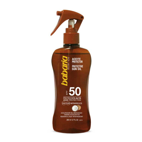 Babaria - Kokosspray Sonnenbräunungsöl 200ml - SPF50