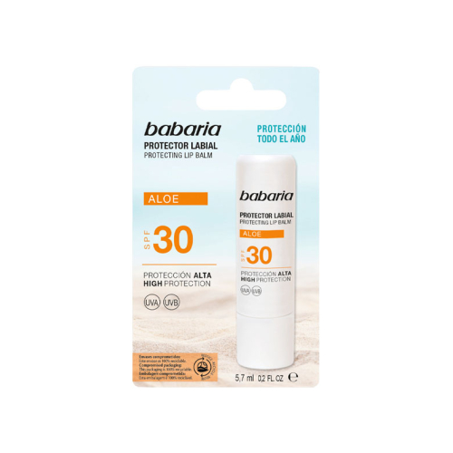 Babaria - Lippenschutzbalsam SPF30 - Aloe