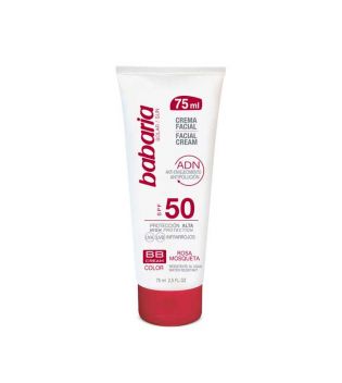 Babaria - BB Sonnenschutz Gesichtscreme cream SPF50 75ml - Hagebutte