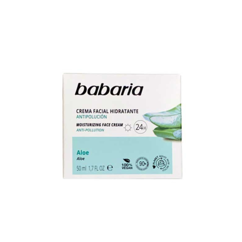 Babaria - 24h feuchtigkeitsspendende Gesichtscreme - Aloe Vera