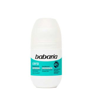 Babaria - Roll on Deodorant Cero - 0 % Aluminiumsalze