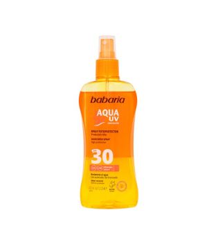 Babaria – Zweiphasiges Sonnenschutzspray Aqua UV SPF 30