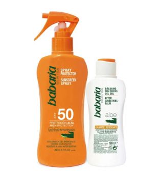 Babaria - Aloe SPF50 Spray Sonnencreme + After Sun