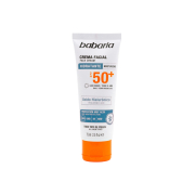 Babaria - Feuchtigkeitsspendende Gesichtssonnencreme SPF50+ - Hyaluronsäure