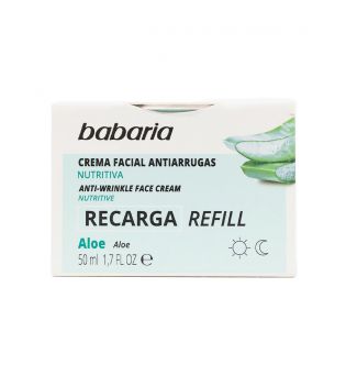 Babaria – Nachfüllende Anti-Falten-Gesichtscreme – Aloe Vera