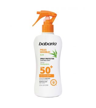 Babaria - Sonnenschutzspray SPF50 200ml - Empfindliche Haut